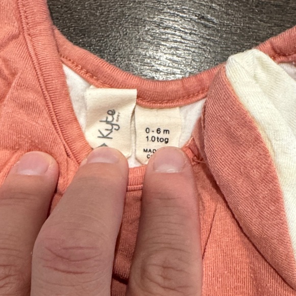 Kyte BABY 0-6mo 1.0 Tog Sleep Bag - Terracotta - Picture 2 of 4